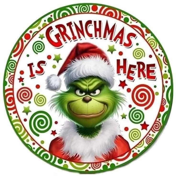 2"x2" Grinch Christmas Magnets