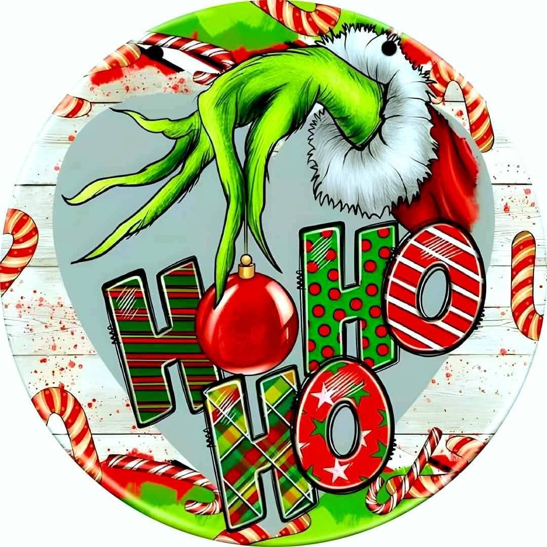 2"x2" Grinch Christmas Magnets