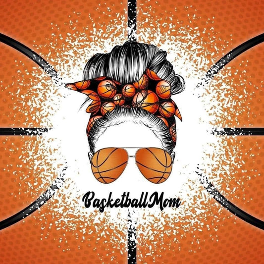 Basketball Mom 2x2 Magnet (Bold)