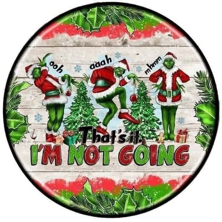 2"x2" Grinch Christmas Magnets