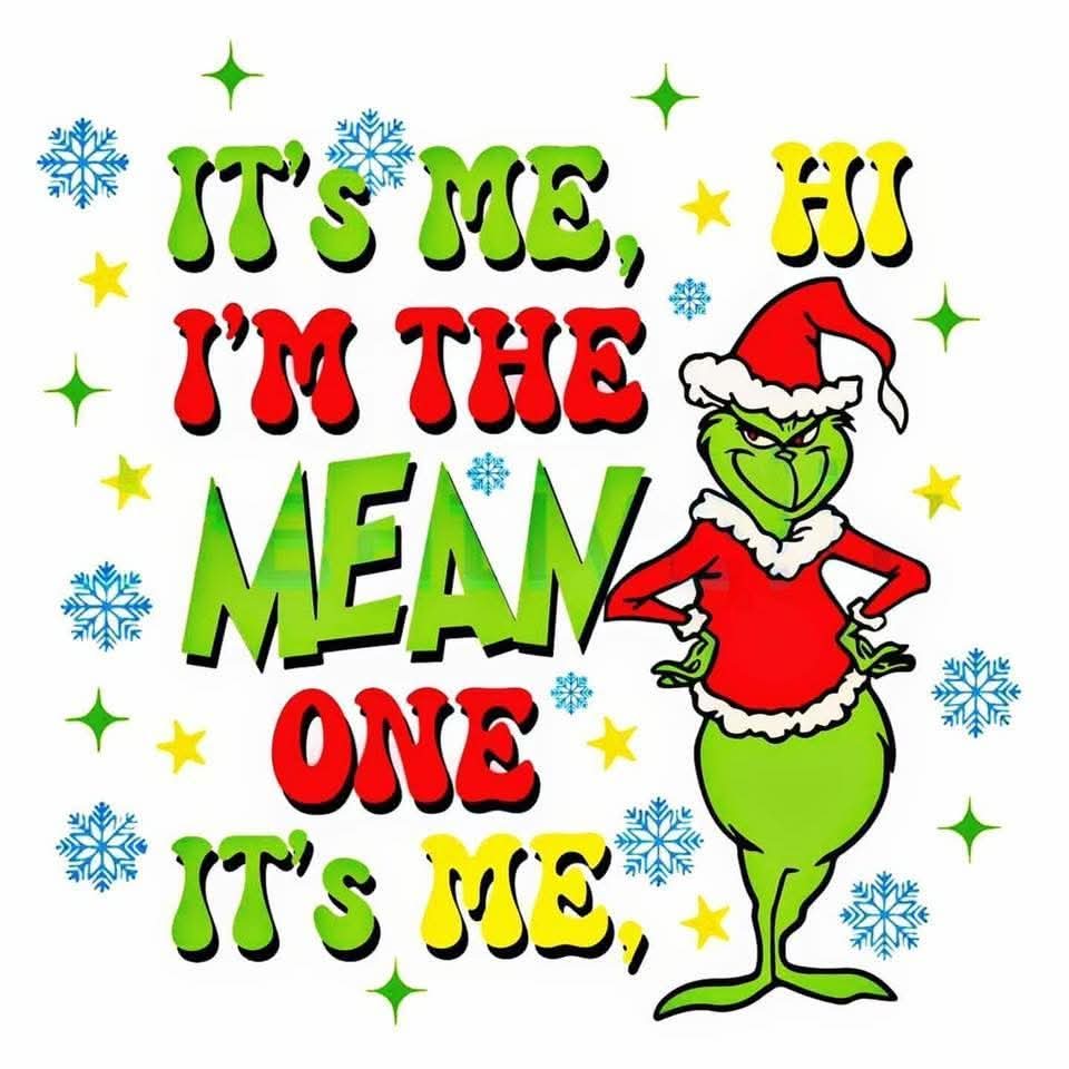 2"x2" Grinch Christmas Magnets