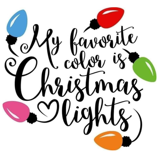 Christmas Lights 2x2 Magnet