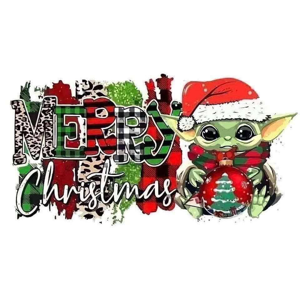 2x2 Premade Merry Christmas Magnets