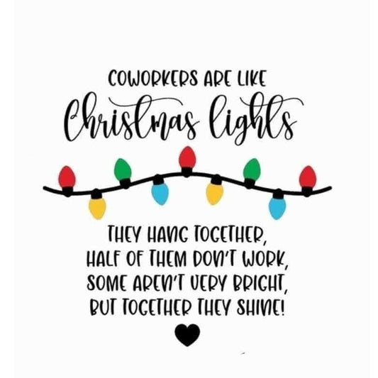 Coworkers are like Christmas Lights 2x2 Magnet