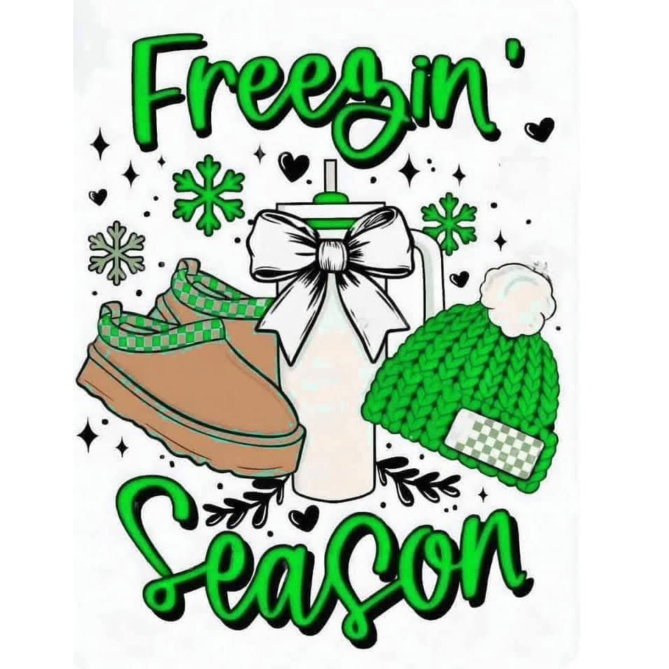 2x2 Freezin' Season Winter Themed Magnets