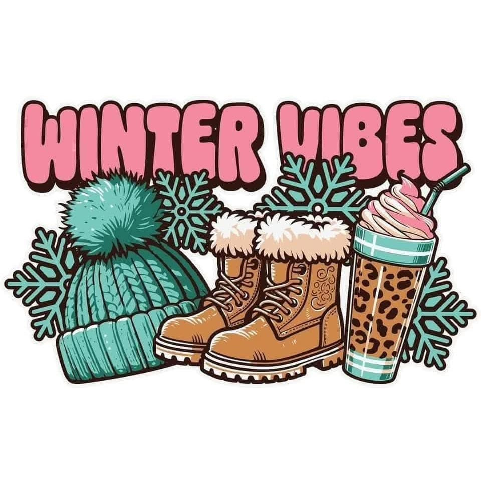 2x2 Freezin' Season Winter Themed Magnets