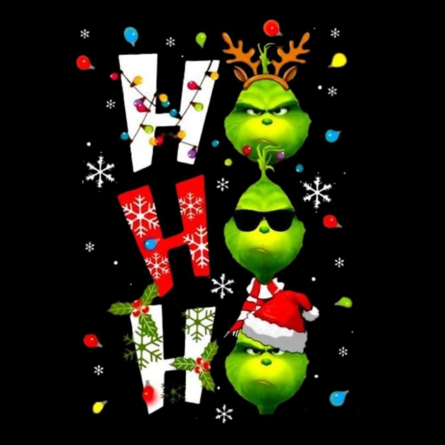 2"x2" Grinch Christmas Magnets
