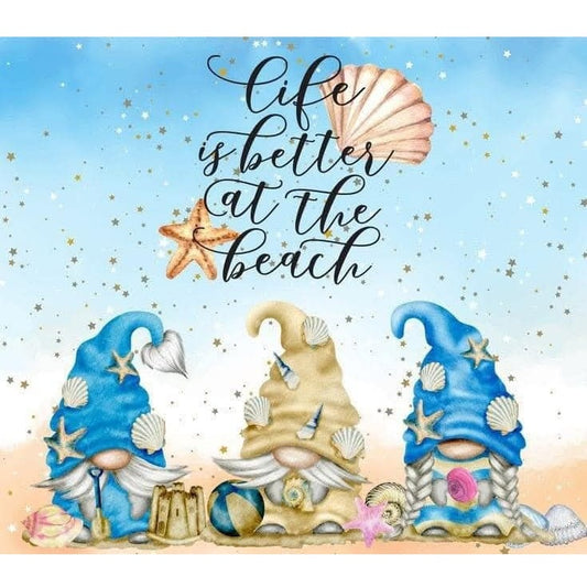 Life Is Better At The Beach 2x2 Magnet