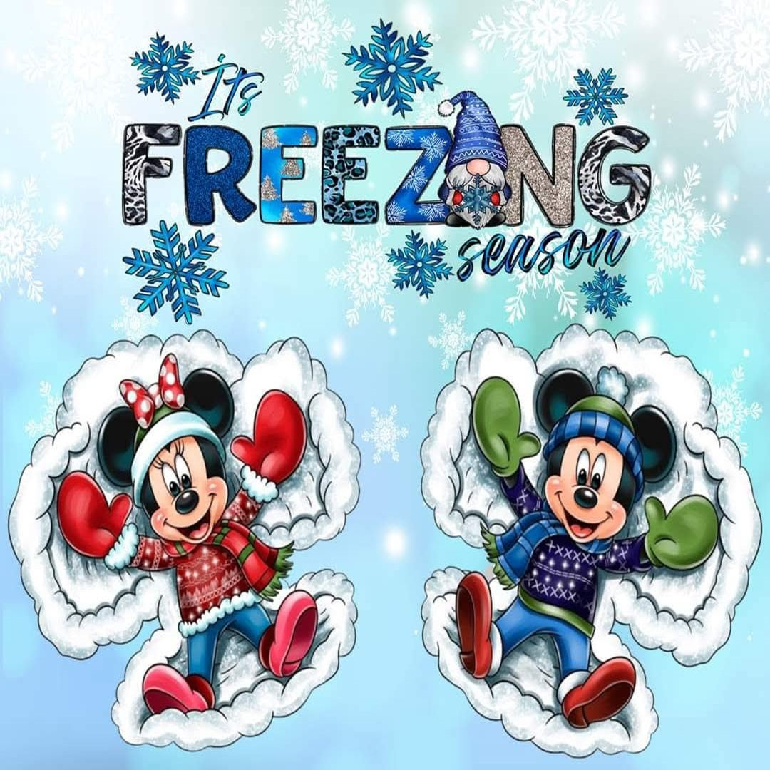 2x2 Disney Christmas Magnets