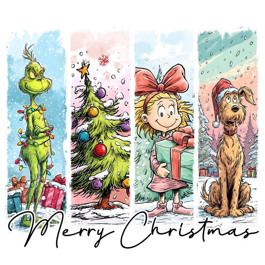 2"x2" Grinch Christmas Magnets