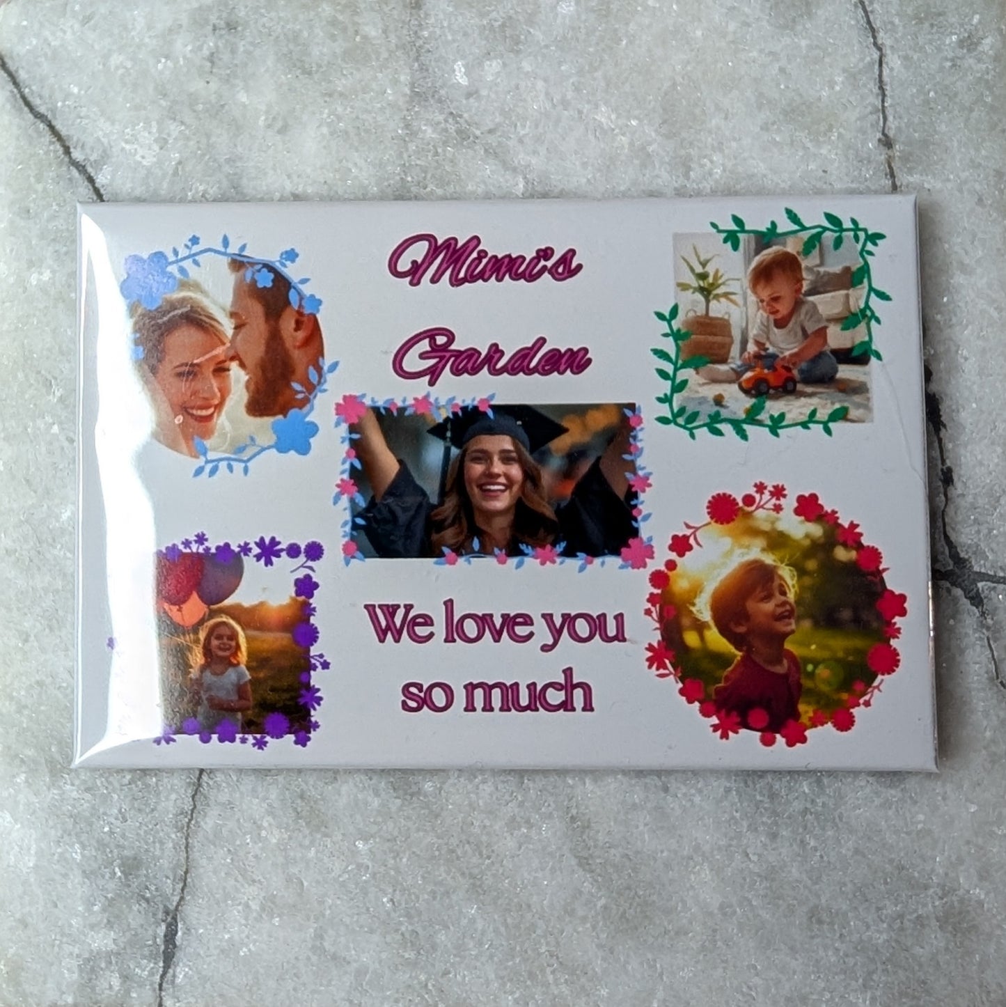Your Title Garden – 2x3 Personalized Photo Magnet