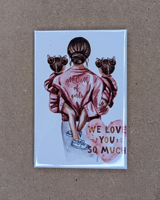 Mom of Girls – 2x3 Photo-Style Magnet