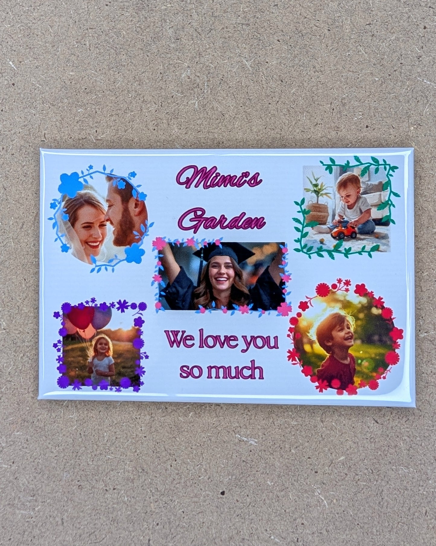 Your Title Garden – 2x3 Personalized Photo Magnet