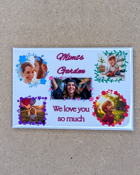 Your Title Garden – 2x3 Personalized Photo Magnet