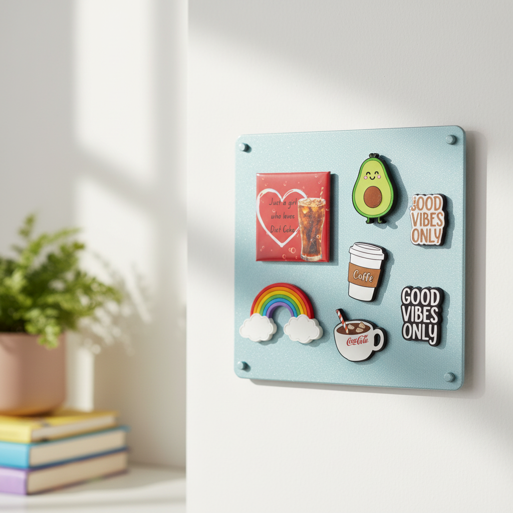 Magnet on magnetic board