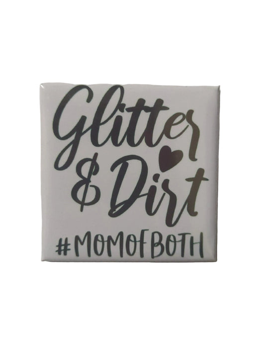 Mom of Both 2x2 Magnet