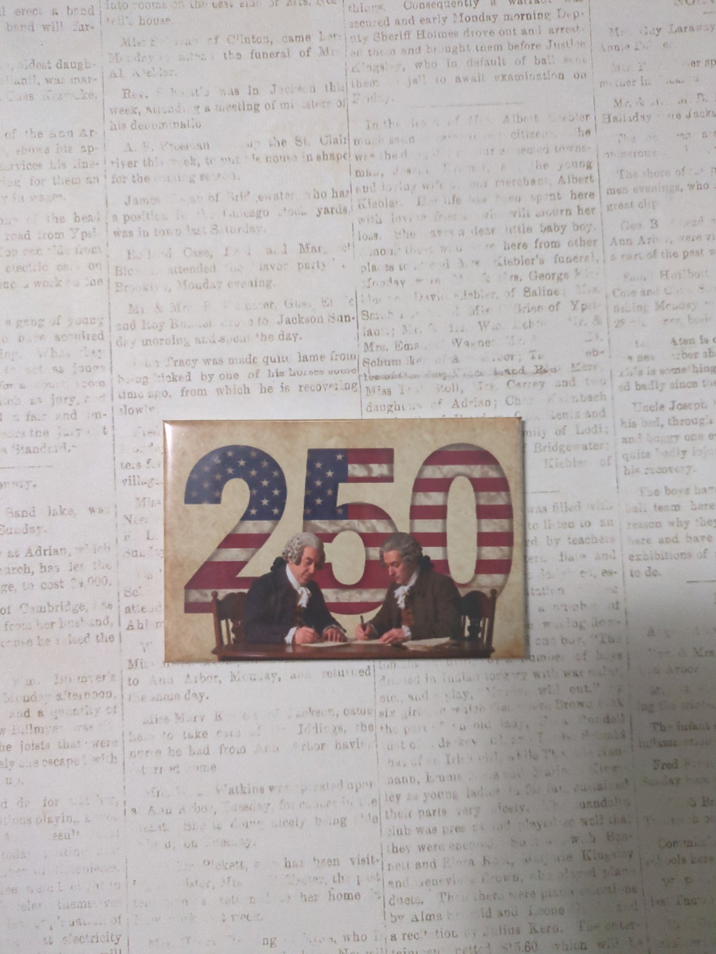 Signing the Declaration of Independence 250th Anniversary 2x3 Magnet