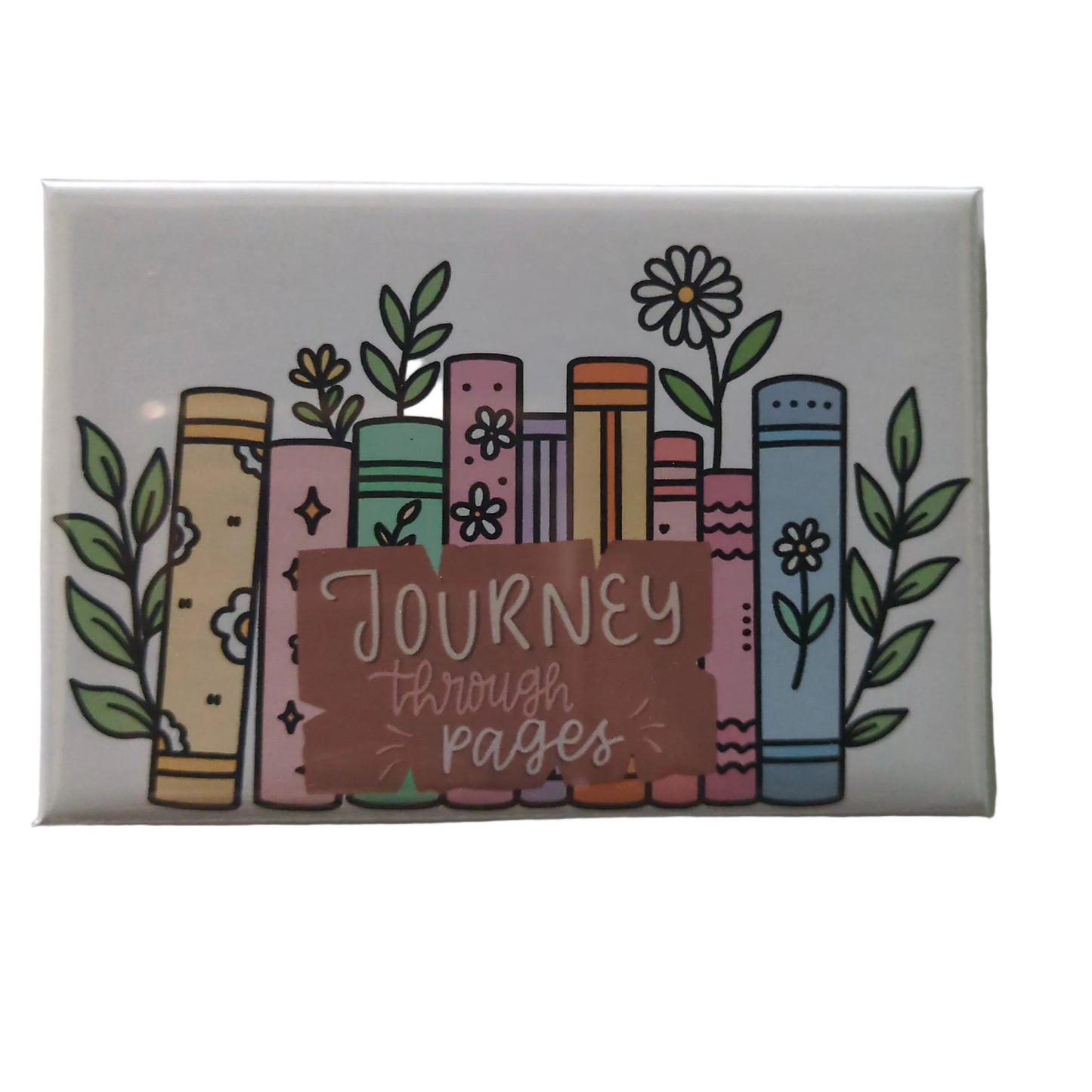 Journey Through the Pages Magnet