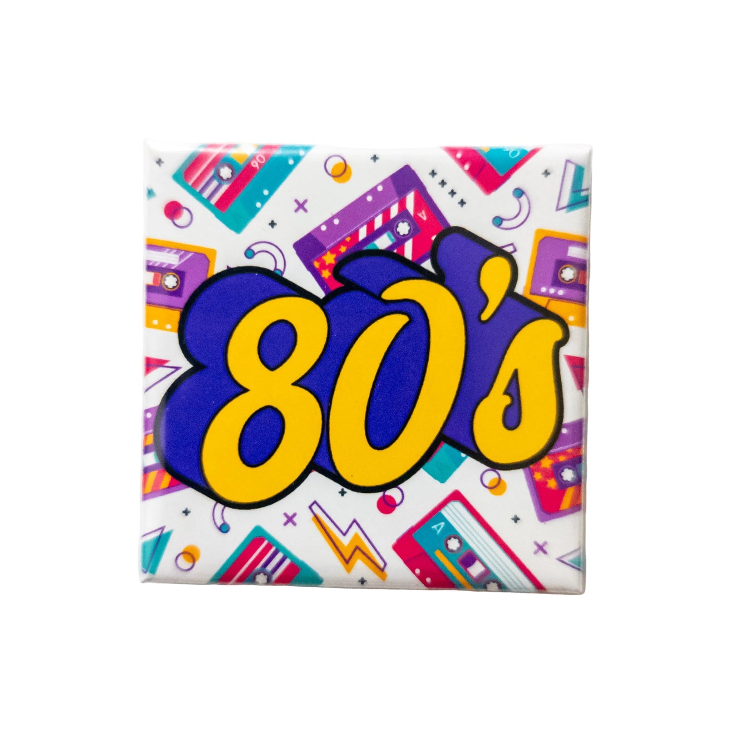 80's Mix Tape Magnet – 2x2
