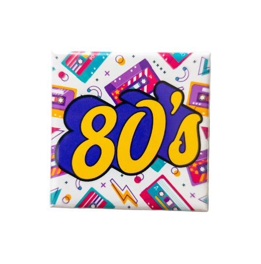 80's Mix Tape Magnet – 2x2