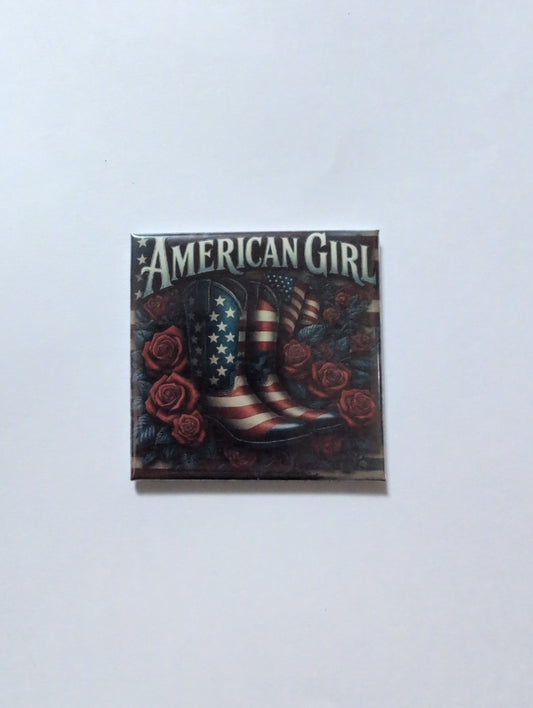 American Girl 2x2 Magnet