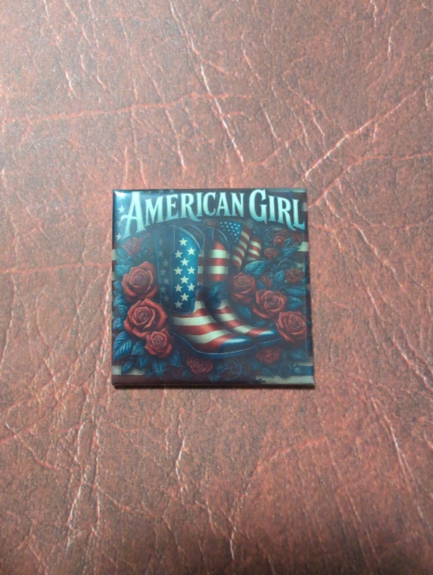 American Girl 2x2 Magnet