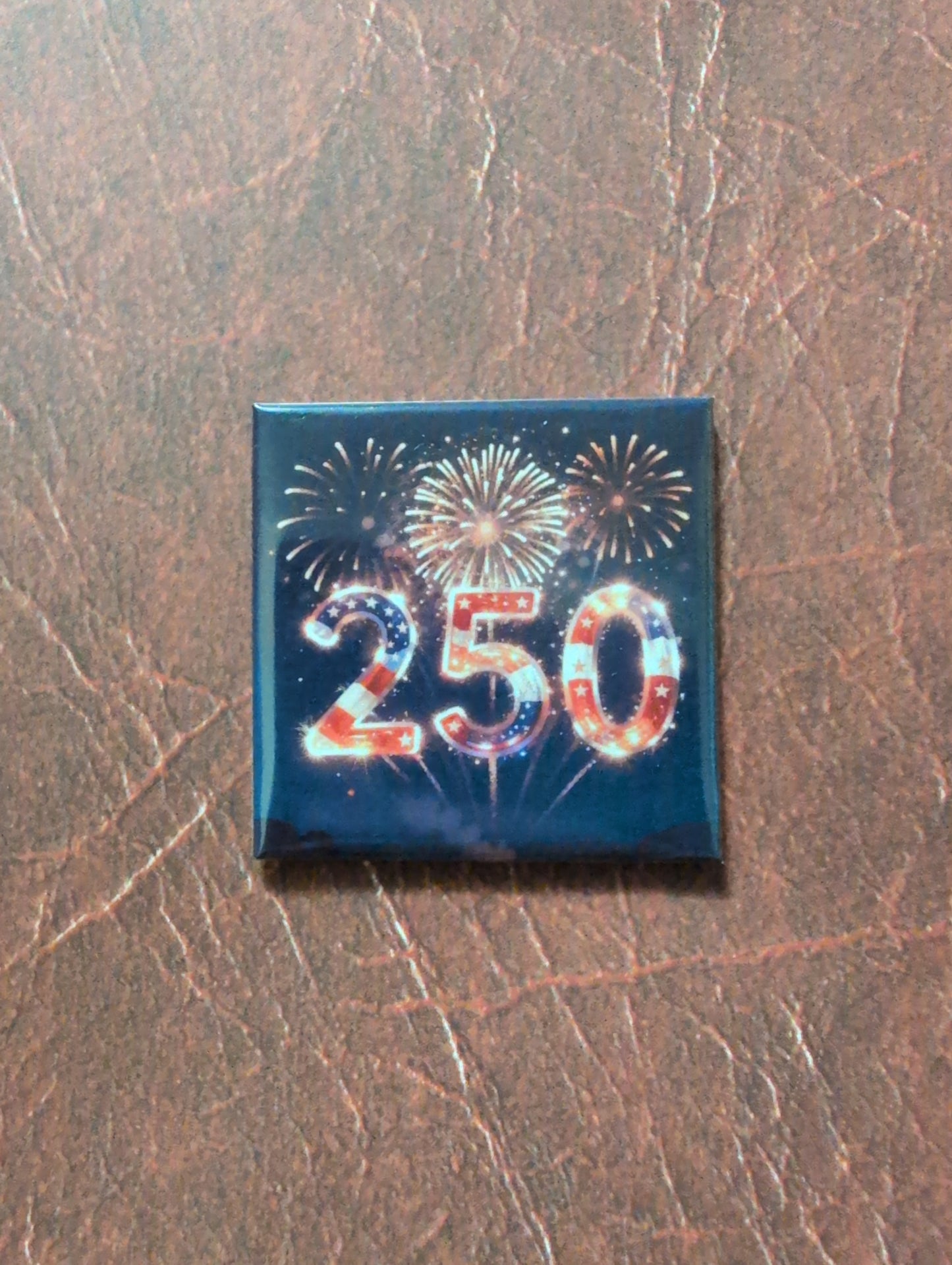 250 Fireworks 2x2 Magnet