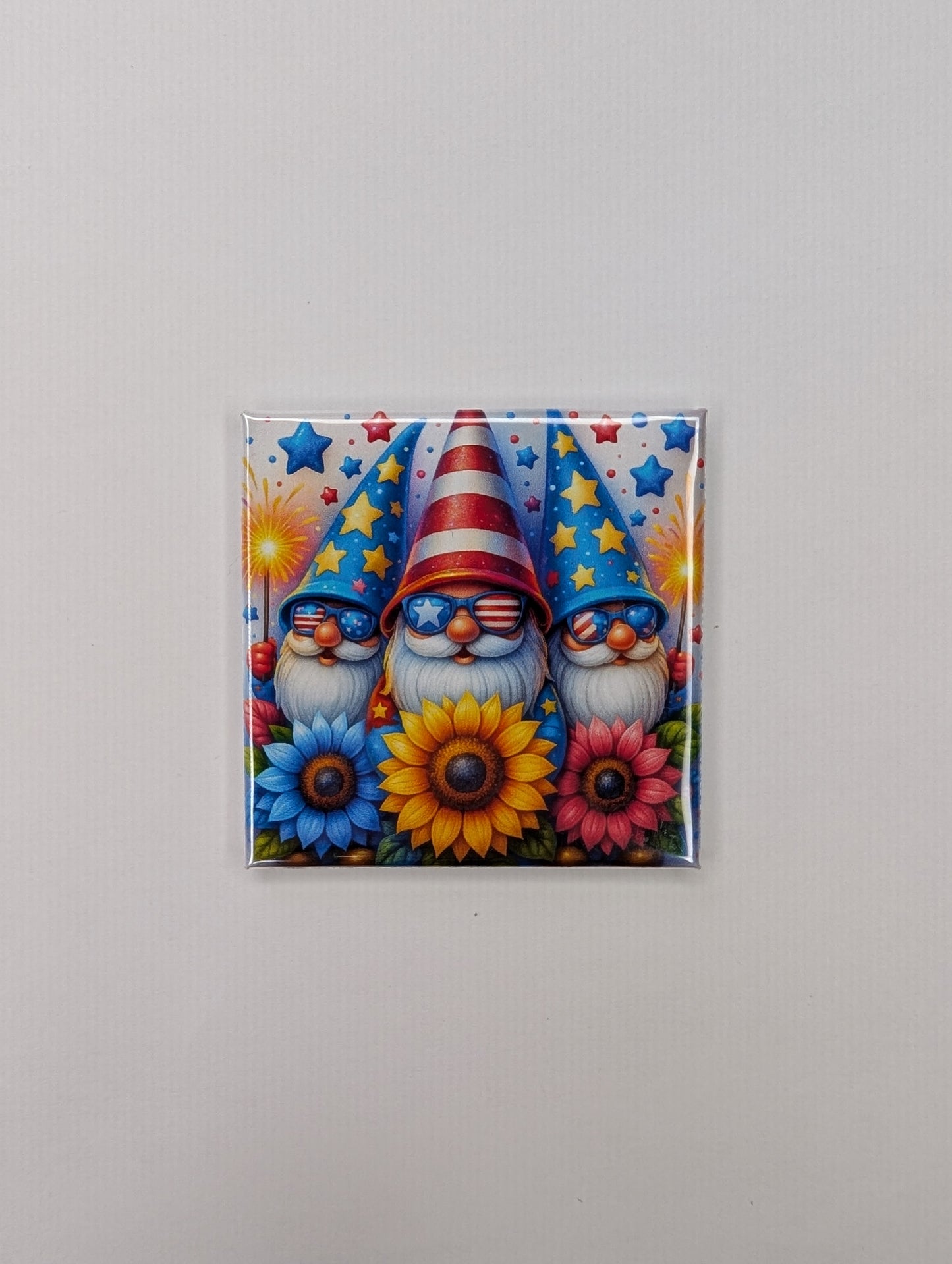 Patriotic Gnomes Magnet
