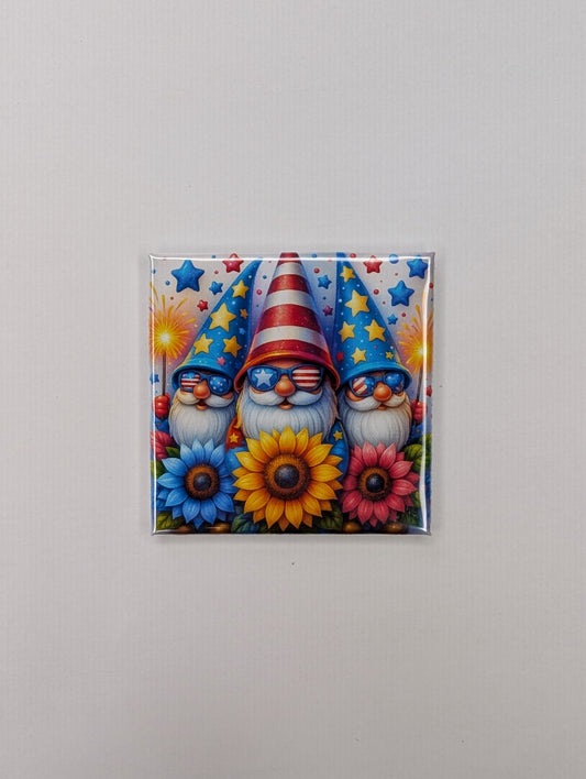 Patriotic Gnomes Magnet