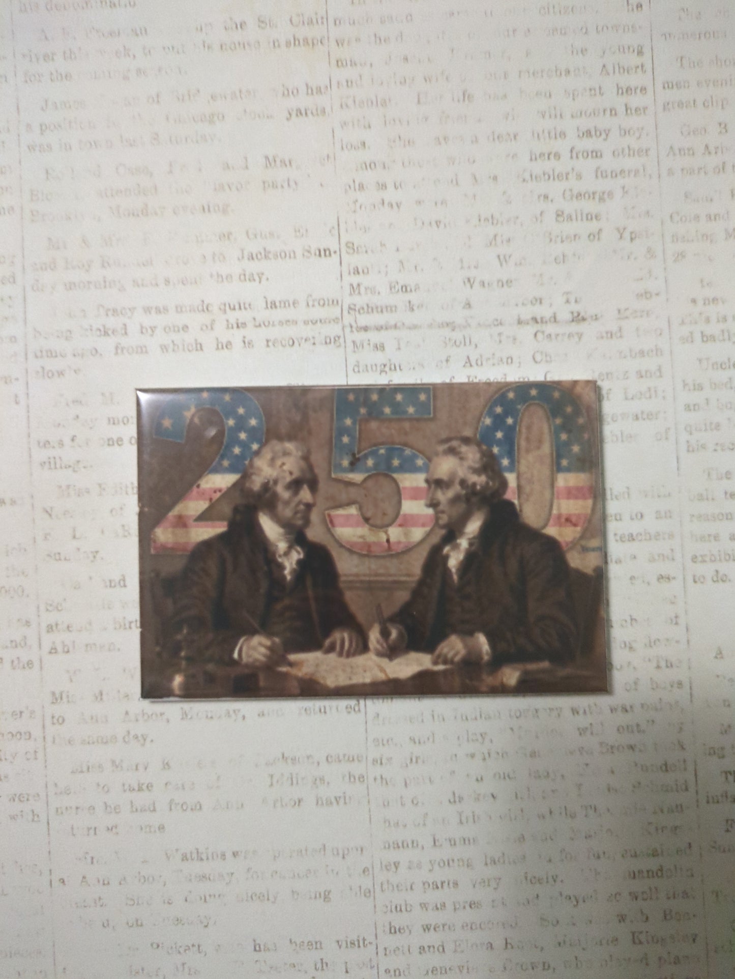 Signing the Declaration of Independence Vintage 250th Anniversary 2x3 Magnet