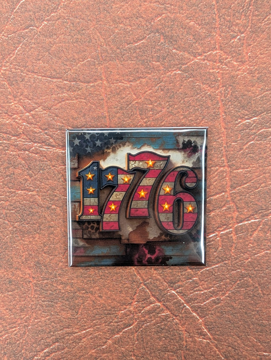 2x2" 1776 Magnet