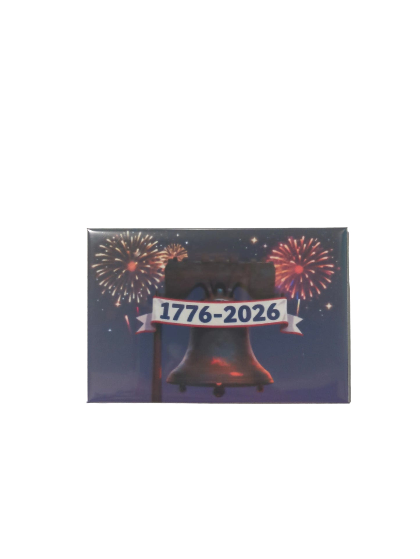 Liberty Bell 250th Anniversary 1776-2026 Fireworks 2x3 Magnet