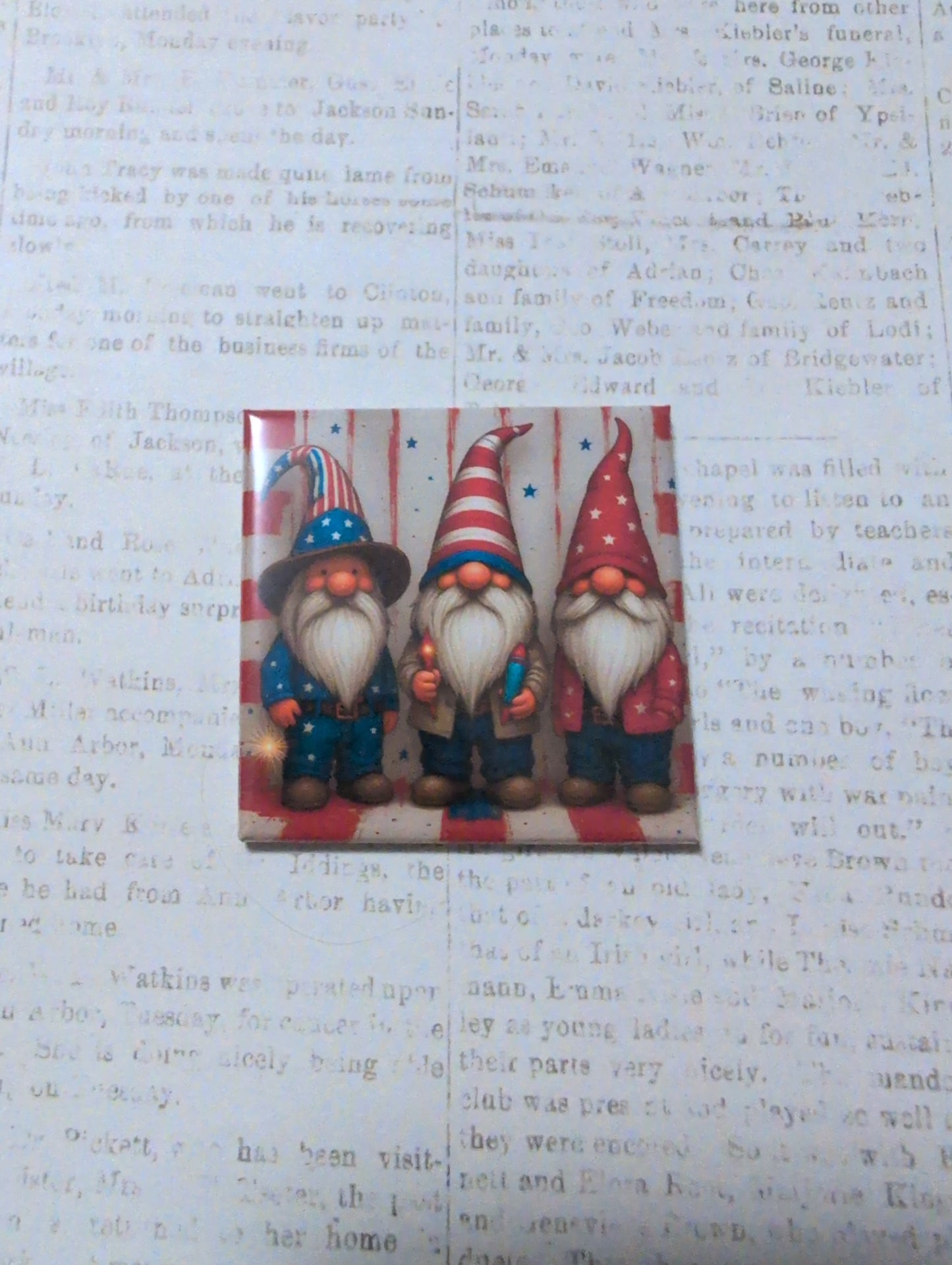 Classic Triple Gnome Patriots