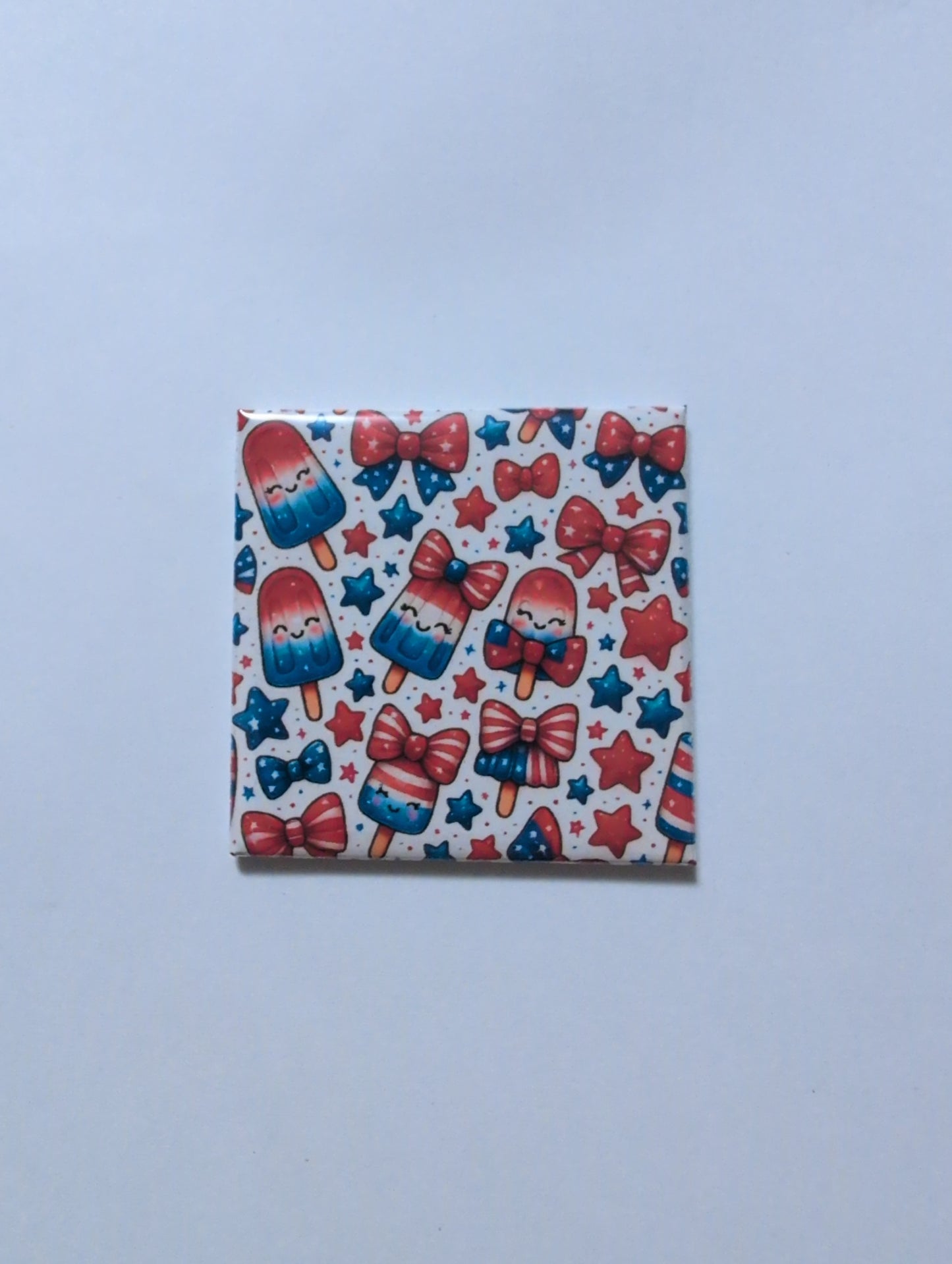 Independence Day Popsicles 2x2 Magnet