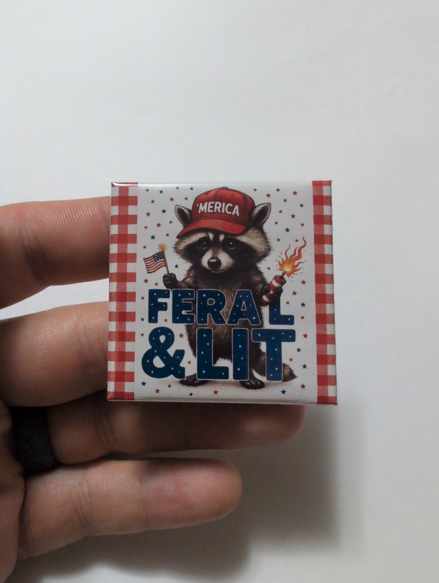 Feral & Lit 2x2 Magnet