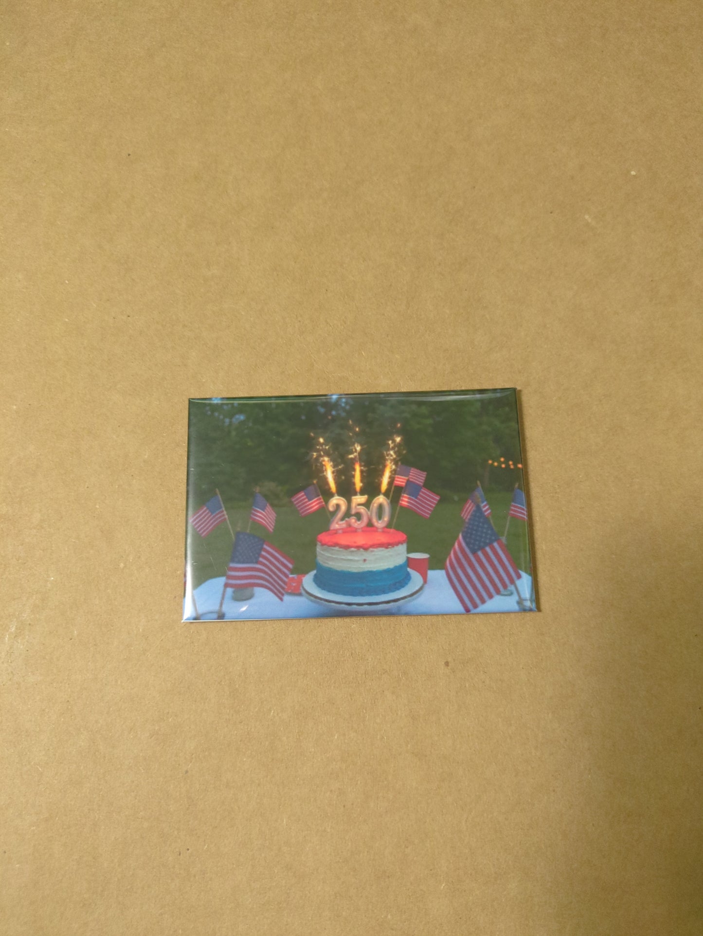 America's 250th Birthday Cake 2x3 Magnet
